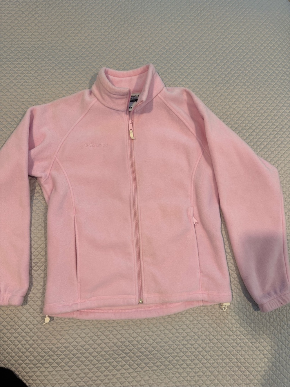 Adult  Pink Full-Zip Fleece Jacket